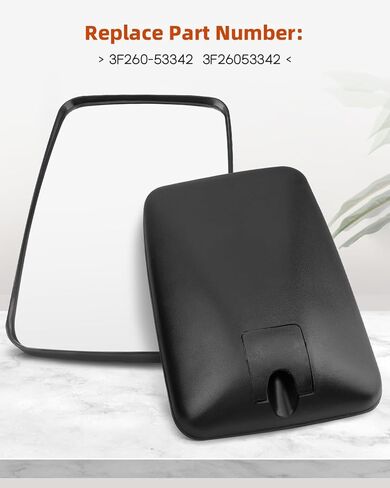 2 PCS 3F260-53342 3F26053342 View View Mirror متوافق مع جرارات Kubota L4240HSTC L5740HSTC M8540DHC M6800SDT M4900DT M110XDC ME8200DHC B3000HSDCC in Kuwait