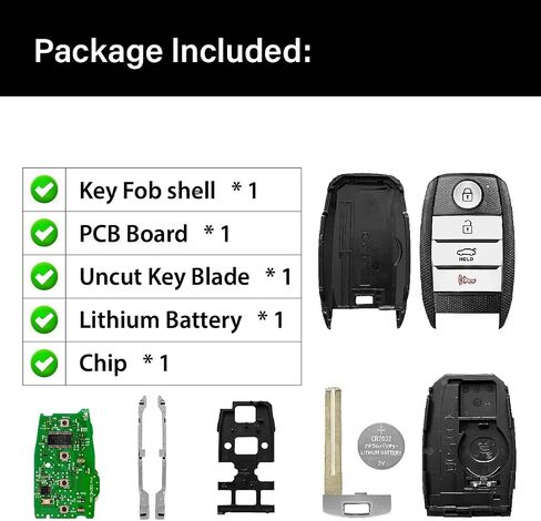 استبدال لعام 2017 2018 2019 2020 Kia Optima S Ex SX Hybrid Key FOB التحكم عن بُعد SY5JFFGE04 4 أزرار 434 ميجا هرتز in Saudi Arabia
