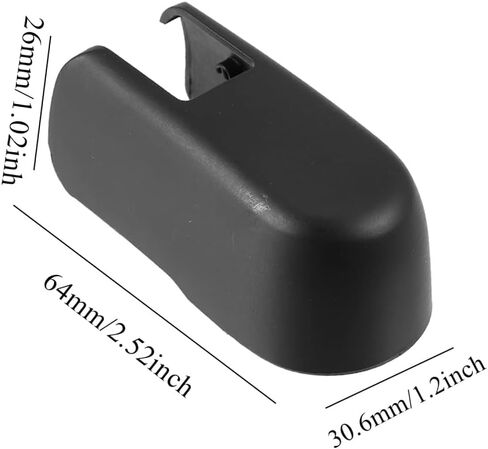 Rear Hatch Window Wiper Arm Cover, OE: 28782-1FC0A, 2017-2022 Compatible with Nissan Armada, Rear Wiper Arm Cap Cover in Saudi Arabia