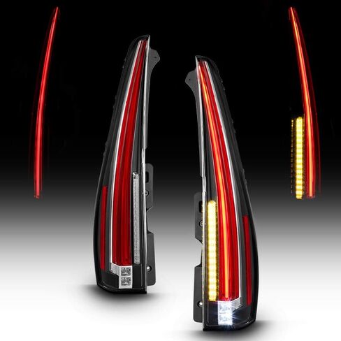 ACANII - For 2007-2014 Chevy Suburban Tahoe GMC Yukon 2 IN 1 Full LED Tail Lights Brake Lamps Replacement Set Left+Right in Saudi Arabia