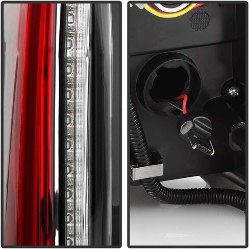 ACANII - For 2007-2014 Chevy Suburban Tahoe GMC Yukon 2 IN 1 Full LED Tail Lights Brake Lamps Replacement Set Left+Right in Saudi Arabia
