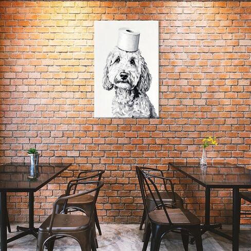 Funny Bathroom Wall Art Pooping on People Trendy Black And White Hilarious Pigeon Animals Canvas Posters Prints For Bedroom Dorm Hotel Toilet Decor 8x12inch Unframed in Saudi Arabia