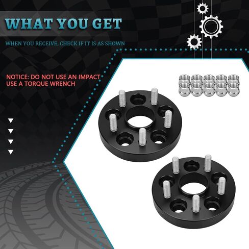 IRONTEK 1" 5x100mm to 5x100mm Wheel Spacers Hubcentric Spacers Adapter [Hub Bore 56.1mm, Thread Pitch 12x1.25] Fit for Subaru 92-19 Impreza/89-14 Legacy/00-13 Outback, for Scion FR-S, for Saab 9-2X in Saudi Arabia