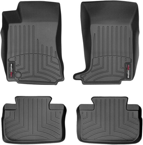 WeatherTech Custom Fit FloorLiners for Cadillac CTS, CTS-V - 1st & 2nd Row (448991-441492), Black in Saudi Arabia
