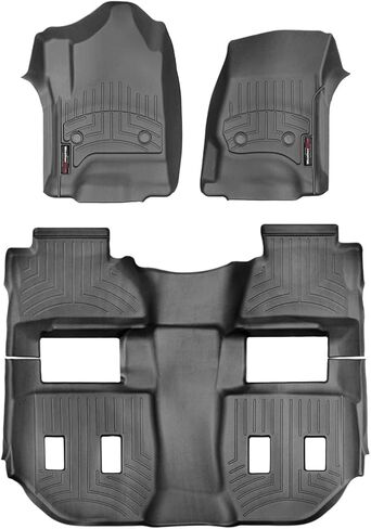 Weathertech مخصص FILLOIRNERS ل CADILLAC ESCALADE ESV - مجموعة كاملة (446071-447672) ، أسود in Kuwait