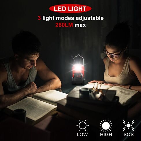 DC 18V إلى AC 120 فولت العاكس للطاقة لبطارية ميلووكي M18 18V ، 350W محول عاكس طاقة موجة الجيب النقي مع 6 شاشة LCD الإخراج وضوء LED ، منفذ بطارية 4 (بدون بطارية) in Kuwait