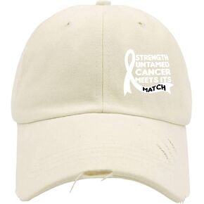 القوة غير المرغوب فيها ، تلتقي بسرطانها في مباريات العالم للسرطان للرجال غسلها قبعات البيسبول المتعثرة العصرية قبعات أبي مغسولة القطن in Kuwait
