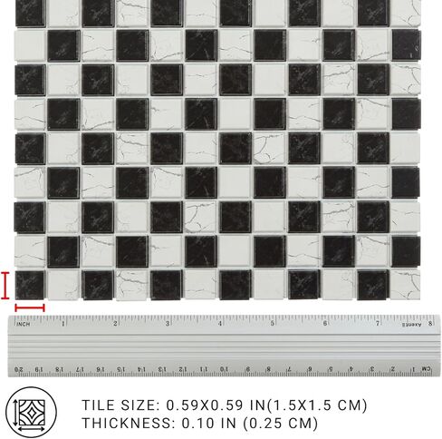 150 pcs, Dollhouse Flooring, 1:12 Scale Doll House Tiles, Miniature Checkerboard Floor, REDUCIO in Kuwait