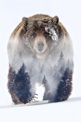 GMETNIC Polar Bear Diamond Painting Kits for Adults, 5D Diamond Art Diamond Painting Full Drill Beginners Craft Kits for DIY Home Wall Decor Gifts, 8x12inch in Saudi Arabia