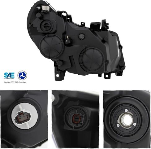 AKKON-FIT 2014-2022 DODGE RAM PROMASTER 1500 2500 3500 14-22 OE Style المصابيح الأمامية مع زوج التجميع DRL in Kuwait