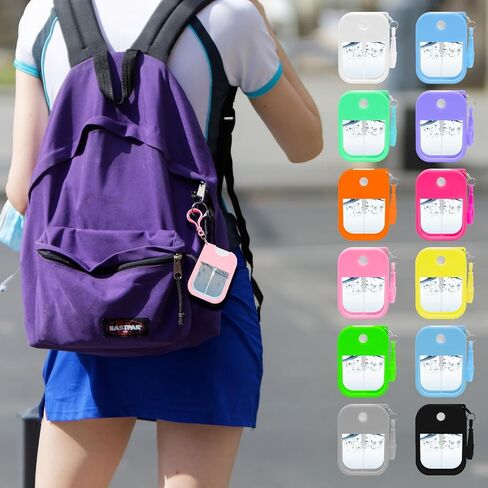 Jolbndcv 12 Pack Card Spray Bottle 38ml Portable Perfume Spray Bottle Mini Card Shape Reusable Sprayer Bottle Refillable Empty Bottles with Hook Funnels, Droppers in Kuwait