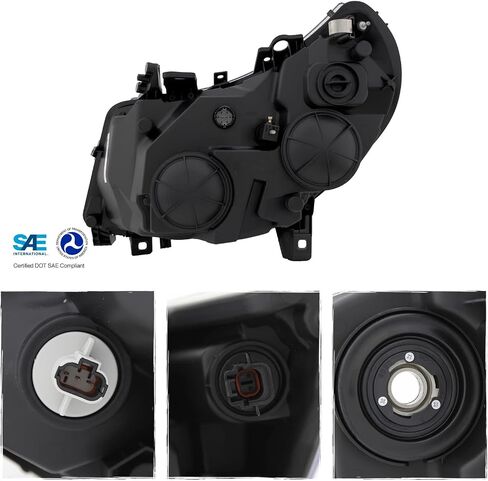 AKKON-FIT 2014-2022 DODGE RAM PROMASTER 1500 2500 3500 14-22 OE Style المصابيح الأمامية مع زوج التجميع DRL in Kuwait