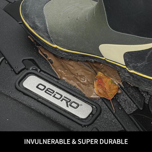 OEDRO Upgraded Floor Mats Fit for 2019-2024 BMW X3, TPE All Weather Floor Liners Custom Fit for BMW X3 30i M40i X3M, Only for Car Without Spare tire (NOT fit X3 30e), Floor Mats Trunk Liner, Black in Saudi Arabia