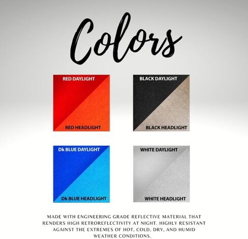Custom High Grade Reflective Vinyl Lettering Decals, Size Font & Color Options in Saudi Arabia
