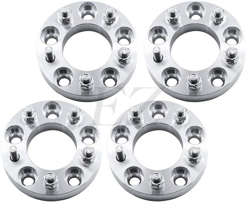 Ezaccessory 2 محولات العجلة 5x4.25 إلى 5x4.75 | 5x108 إلى 5x120.7 | يناسب Ford Mustang Mach-E & Mount Rav4 Tacoma 2WD Wheel | 1 "سميكة in Saudi Arabia