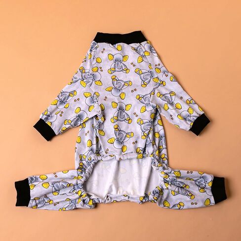 لوفينج دوج بيجاماس ملابس للكلاب العملاقة ، وملابس بيتبول ، والتماسك المتماسك ، وطباعة زهور هاواي ، وبيج كلاب بيكليوفر ، والبيجامات لبيتبول ، وبيتبول ، وتغطية كاملة الكلب بيجس ، 2XL in Kuwait