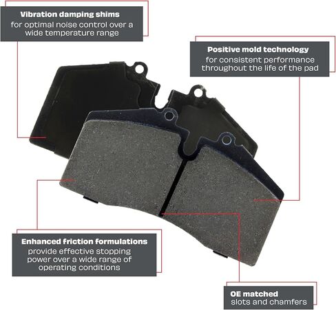 StopTech 309.09051 Centric Automotive Rear Brake Pads for Select Infiniti, Nissan, Suzuki Model Year in Saudi Arabia