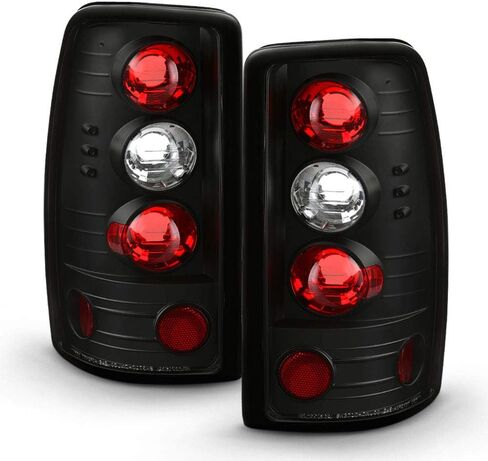 Acanii - للفترة 2000-2006 Chevy GMC Tahoe Suburban Yukon Denali Barn Door Black Tail Light in Saudi Arabia