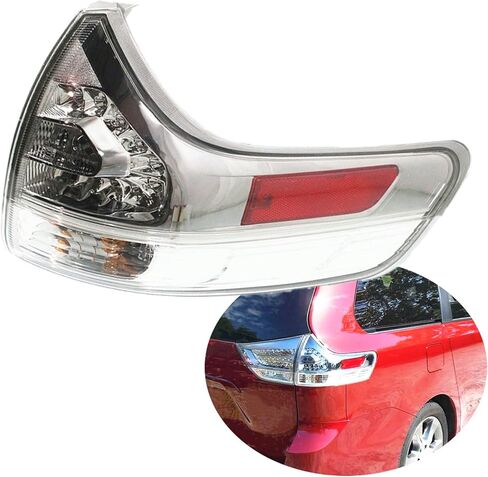munirater 1-Pack Rear Right Tail Light Brake Lamp Assembly Replacement for Sienna 2011-2015 Outer Passenger Side in Saudi Arabia