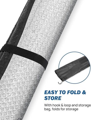 Joytutus Windshield Sun Shown متوافق مع Ford Maverick 2025 2024 2023 2022 Sunshade Windshield Sun Visor Windshield Shield Shield in Saudi Arabia