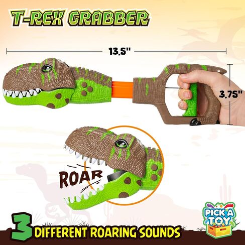 Interactive Toy Grabber, Robot Hand and Robotic Claw, 3 Pc Set, Fun Early Learning and Hand-Eye Coordination Play, Long 18 Inch Arm, Strong Grasping Tool in Saudi Arabia
