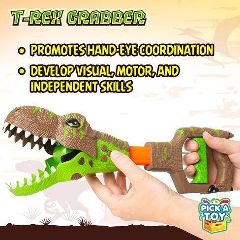 Interactive Toy Grabber, Robot Hand and Robotic Claw, 3 Pc Set, Fun Early Learning and Hand-Eye Coordination Play, Long 18 Inch Arm, Strong Grasping Tool in Saudi Arabia