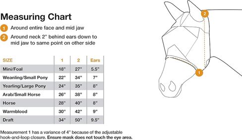 Cashel Crusader Fly Mask, Standard with Ears (Pluma, Weanling) in Saudi Arabia