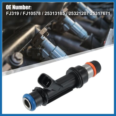 6 Pcs Fuel Injectors FJ319 12569573 for Chevrolet Trail Blazer for GMC Envoy Ascender 4.2L for Buick Rainier 04-05 4.2L Item Replacement in Saudi Arabia