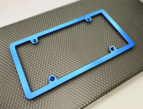 All States-Compatible, American-Made, Premium Quality, Extra Durable Billet Aluminum Machined CAR License Plate Frame - Anodized Black in Saudi Arabia