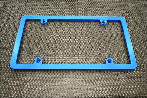 All States-Compatible, American-Made, Premium Quality, Extra Durable Billet Aluminum Machined CAR License Plate Frame - Anodized Black in Saudi Arabia