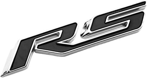 1pc بديل لـ Chevy RS Trunk Lid Lid Lid Lid Marker 3D Emblem Badge (Red Black) in Kuwait