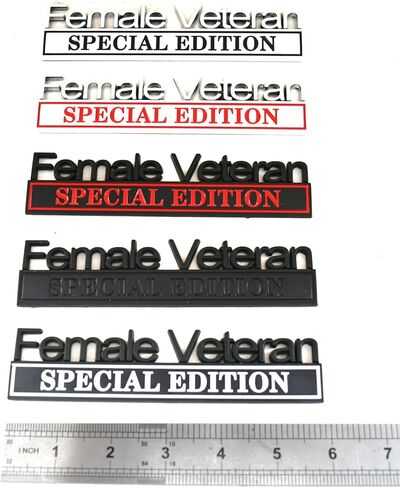 2PCS Enda Edition Edition Edition Emblems ، ثلاثية الأبعاد شارة السيارة الشاحنة الخارجية شارة Fender Macal (Black/Red) in Saudi Arabia