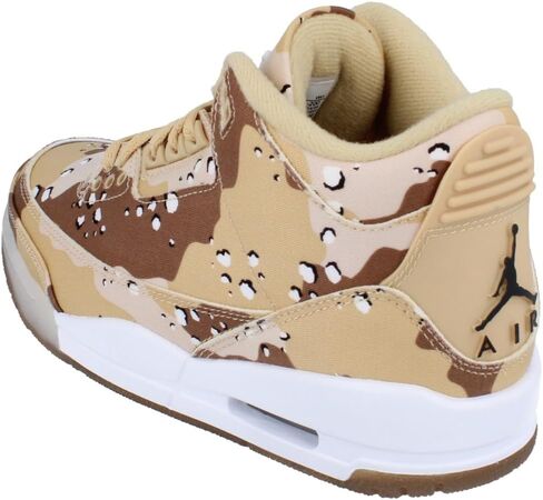 Air Jordan 3 Retro Tex Desert Camo Women’s Shoes (HM4301-200 ، Darf Driftwood/Hemp/Velvet Brown/Sail) Size 8 in Kuwait