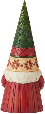 Enesco Jim Shore Heartwood Creek Christmas Gnome الذي يحمل إكليمة ، 7.09 بوصة ، متعدد الألوان in Saudi Arabia