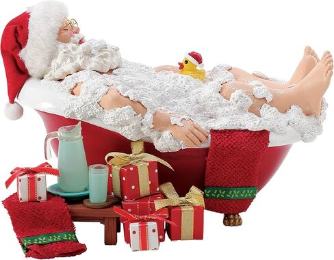 Department 56 Possible Dreams Sports and Leisure Santa Comfort and Joy Figurine Set, 6 Inch, Multicolor in Saudi Arabia