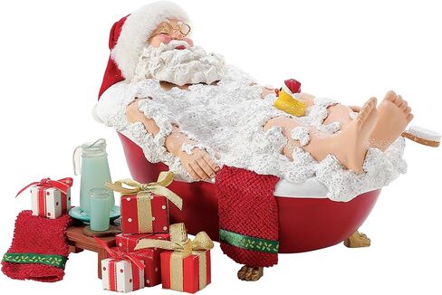 Department 56 Possible Dreams Sports and Leisure Santa Comfort and Joy Figurine Set, 6 Inch, Multicolor in Saudi Arabia