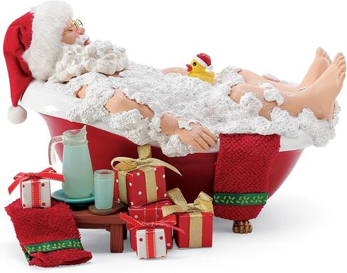 Department 56 Possible Dreams Sports and Leisure Santa Comfort and Joy Figurine Set, 6 Inch, Multicolor in Saudi Arabia