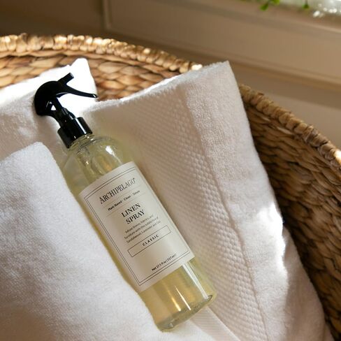 Archipelago Botanicals Charcoal Rose Linen Spray - Fabric & Room Groom With Black Baccara Rose & Charcoal - Odor Eliminator for Room ، تنجيد وملابس - 17.5 أوقية in Kuwait