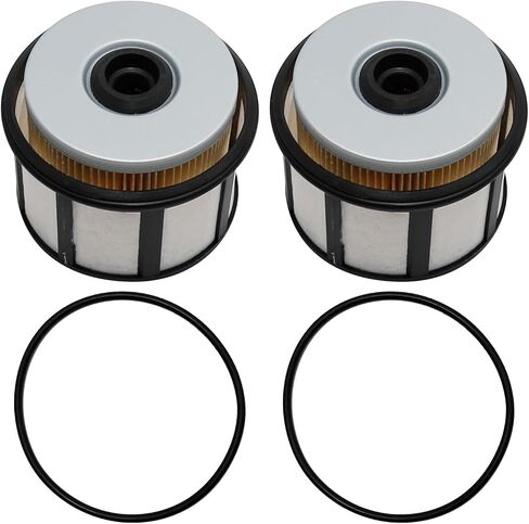 FD-4596 استبدال عنصر فلتر الوقود لـ Ford Powerstroke Diesel 7.3L 2002-2003 E550 Super Duty 2000-2003 E450 SPERCURES 1999-2003 E350 F250 F350 F45 FD4596 F81Z9N184AA ، 2PCS in Saudi Arabia