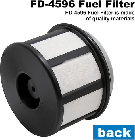 FD-4596 استبدال عنصر فلتر الوقود لـ Ford Powerstroke Diesel 7.3L 2002-2003 E550 Super Duty 2000-2003 E450 SPERCURES 1999-2003 E350 F250 F350 F45 FD4596 F81Z9N184AA ، 2PCS in Saudi Arabia