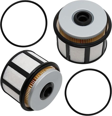 FD-4596 استبدال عنصر فلتر الوقود لـ Ford Powerstroke Diesel 7.3L 2002-2003 E550 Super Duty 2000-2003 E450 SPERCURES 1999-2003 E350 F250 F350 F45 FD4596 F81Z9N184AA ، 2PCS in Saudi Arabia