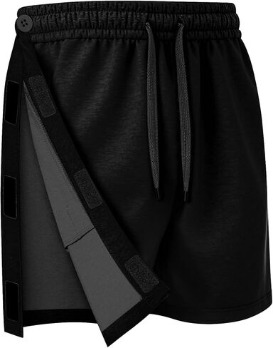 شورتات للجنسين للدموع شورتات ما بعد الجراحة في الركبة في الركبة مع الجيوب القصيرة الرياضية المنفصلة للرجال والنساء in Kuwait