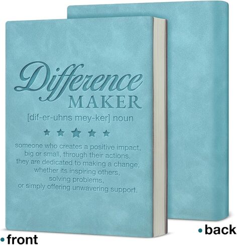 Never Underestimate the Difference You Made Notebook Employee Appreciation Gifts Leather Journal Writing Thank You Gifts for Coworkers Colleagues Boss in Saudi Arabia