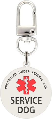Do Not Pet Tag Service Id Dog Tag for Hook and Loop Patches Vest or Harnesses or Collar (Small- 0.98 inch) in Saudi Arabia