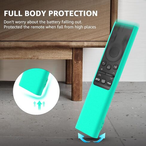 3 حزمة تغطية عن بُعد لتلفزيون Samsung الذكي ، حالة حماية من السيليكون لخلية Samsung Solar Cell 2021-2025 BN59-01357 BN59-01385 BN59-01265A ANTI SLIP REMOTE GLOW في الظلام (GLOW GRADE/YELERD/FLINE) in Kuwait