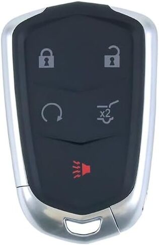 Key Fob Keyless Entry Compatible with Cadillac XT4 XT5 XT6 2020-2023 Smart Remote Control FCC ID: HYQ2ES P/N:13522879 5 Button 433MHz in Saudi Arabia