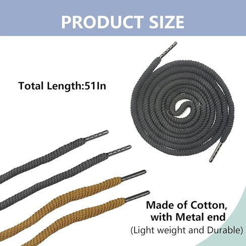 BOROLA 2Pcs 51 Inch Cotton Drawstring Cord Replacement Drawstrings for Sweatpants and Shorts, Universal Drawstring Hoodies, Premium Hoodie String Replacement, with Easy Metal Threader.(Orange+Green) in Saudi Arabia