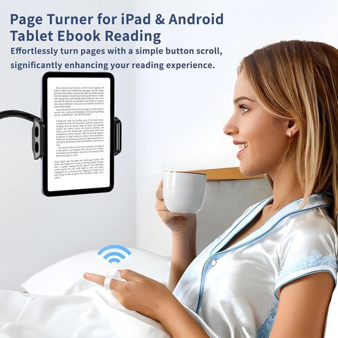 Tiktok Scrolling Ring, Page Turner for iPad & Android Tablet Ebook Reading, Bluetooth Connected, Remote Control for iPhone Series, iPad, Android Phone, and More in Saudi Arabia