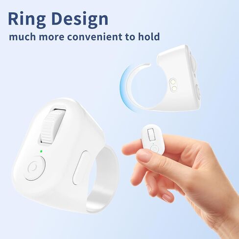 Tiktok Scrolling Ring, Page Turner for iPad & Android Tablet Ebook Reading, Bluetooth Connected, Remote Control for iPhone Series, iPad, Android Phone, and More in Saudi Arabia