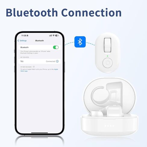 Tiktok Scrolling Ring, Page Turner for iPad & Android Tablet Ebook Reading, Bluetooth Connected, Remote Control for iPhone Series, iPad, Android Phone, and More in Saudi Arabia